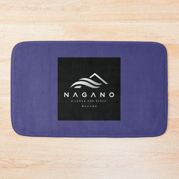 Item preview, NAGANO Silence and Space Logo | Japanese Minimalist Outdoor Brand Graphic | Modern Technical Apparel Design designed and sold by SiseonStudio.