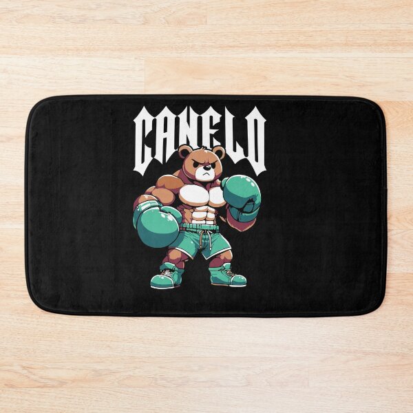 Item preview, Canelo Boxing Bear Mascot Fighter Cartoon Graphic designed and sold by MARIASDESIGNSS.