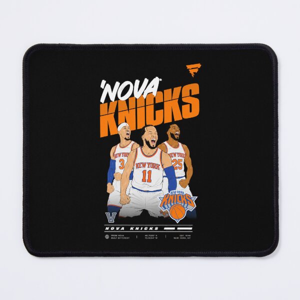Item preview, jalen Brunson, Josh Hart & Mikal Bridges Black New York Knicks Nova Knicks designed and sold by NBHamRadio.