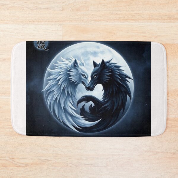 Item preview, Wolf yin yang  designed and sold by Black Rose Products .