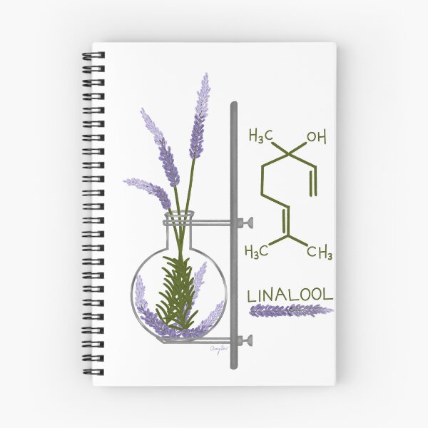 Item preview, Lavender Linalool, Chemistry Teacher Gift, Nerdy Science, sticker, mug, tshirt designed and sold by AmySevArts.