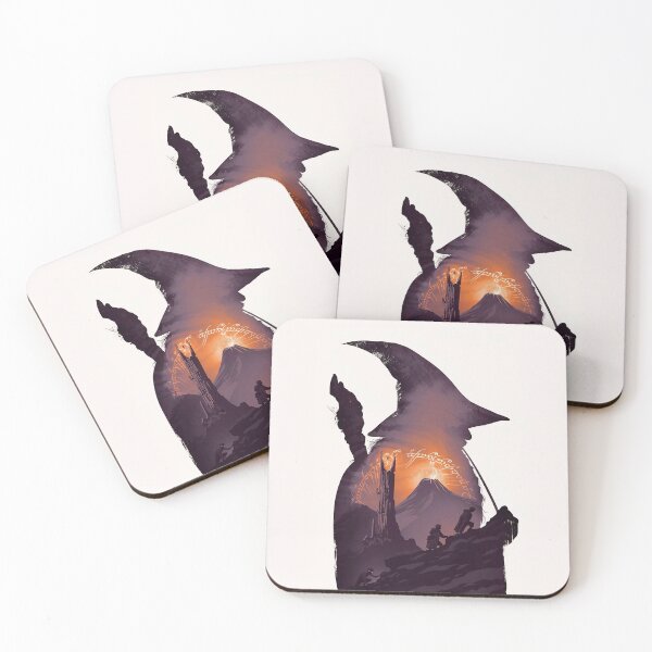 Item preview, The Grey Wanderer – Fantasy Journey Silhouette Art designed and sold by PosterFuel.