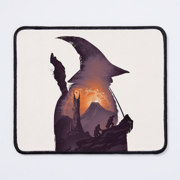 Item preview, The Grey Wanderer – Fantasy Journey Silhouette Art designed and sold by PosterFuel.