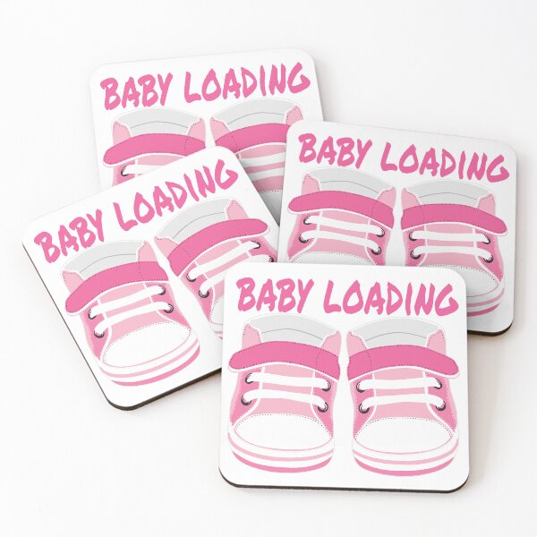 Item preview, Pregnant announcement maternity pink girl baby shoes designed and sold by E-lenaLu.