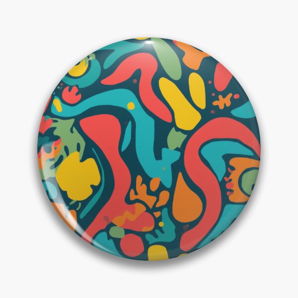 Item preview, Organic Abstract Pattern – Colourful Modern Biomorphic Design designed and sold by My Gluten Free Life UK.