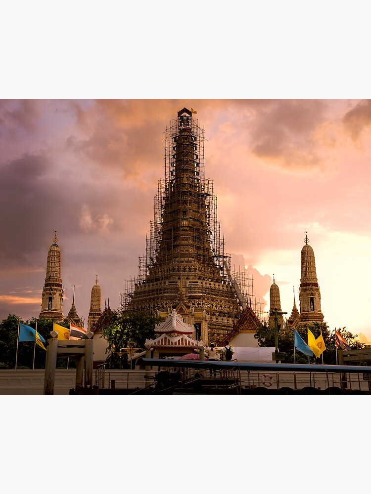 Thumbnail 3 of 3, Canvas Print, Wat Arun(Temple of Dawn) designed and sold by darren-j-mcleod.