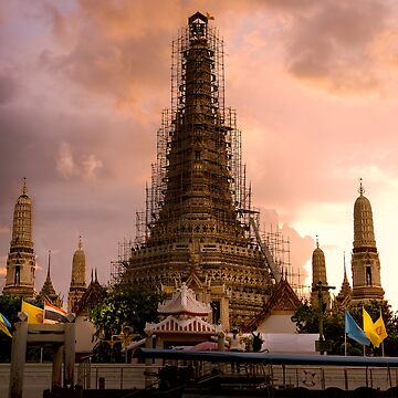 Artwork thumbnail, Wat Arun(Temple of Dawn) by darren-j-mcleod