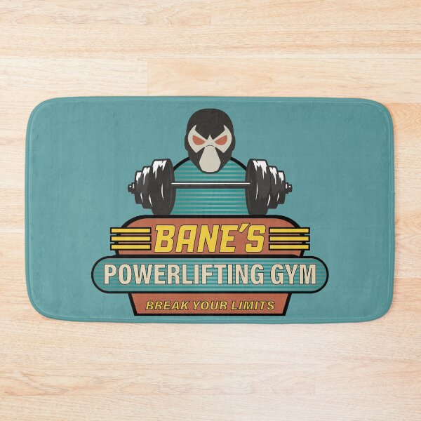 Item preview, Bane's Powerlifting Gym Break Your Limits Retro Fitness Design designed and sold by pstrength.
