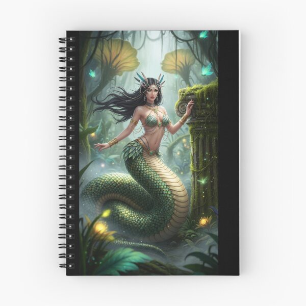Item preview, Naga in Forest = AI Generated Image designed and sold by Prestons Corner.