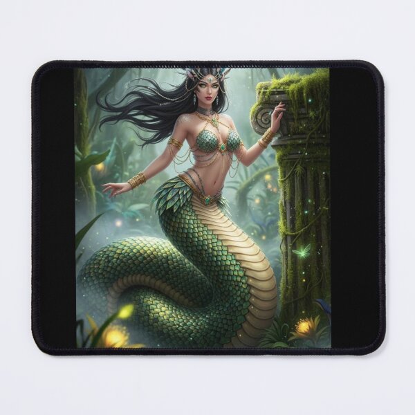 Item preview, Naga in Forest = AI Generated Image designed and sold by Prestons Corner.
