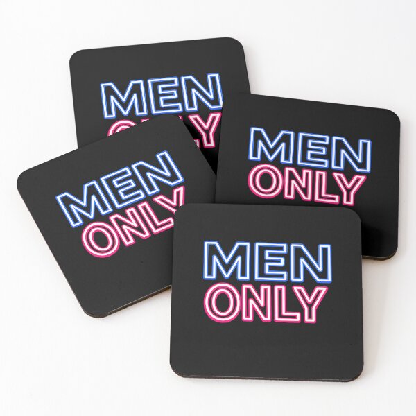 Item preview, Men Only in Neon  designed and sold by Leatherandsmoke.