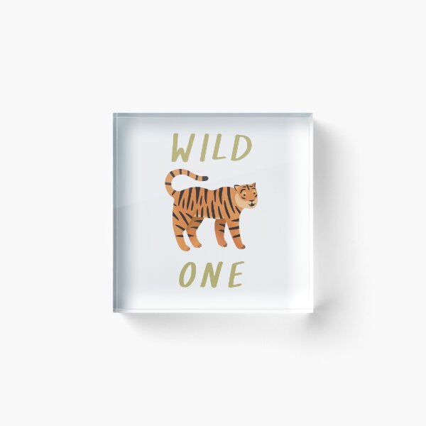 Item preview, Wild One Tiger — Cute Nursery Jungle Illustration designed and sold by Colorful-Garden.