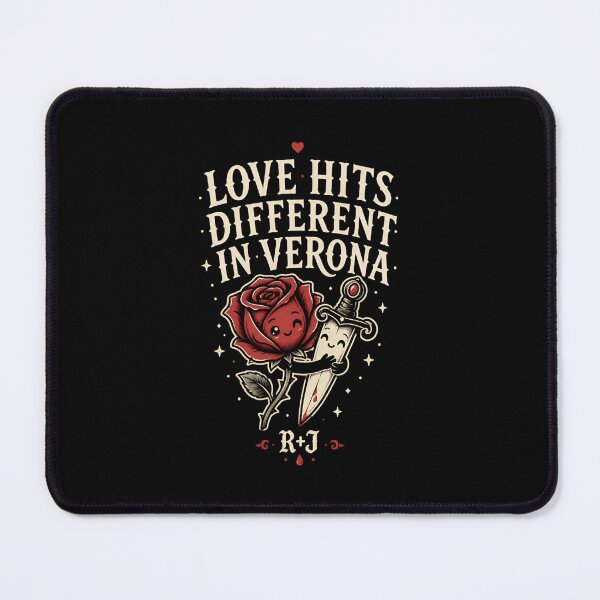 Item preview, Love Hits Different In Verona Cute Rose Dagger Art designed and sold by Fenay Designs.