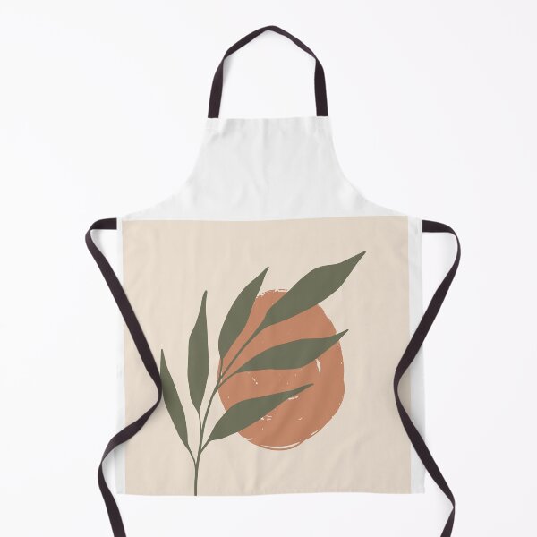 Item preview, Abstract Boho Shapes and Botanical Leaf Wall Art designed and sold by MyArtDream.