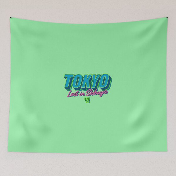 Item preview, Title: Tokyo Lost in Shibuya × 땡 DDAENG – Retro 3D Japan Design designed and sold by SiseonStudio.