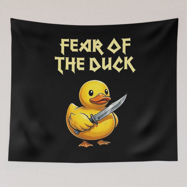 Item preview, Fear of the Duck - Killer Duckling | Dark Humor designed and sold by Planet Utoppia.