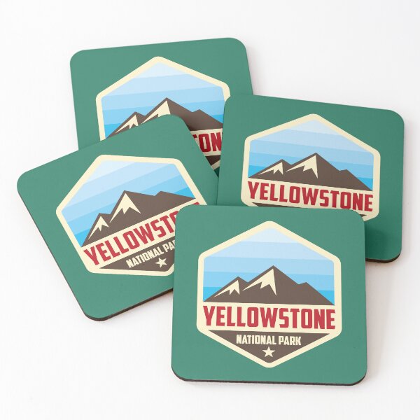 Item preview, Yellowstone National Park Vintage Sunset Adventure Retro Wildlife Design designed and sold by MerlinWear.