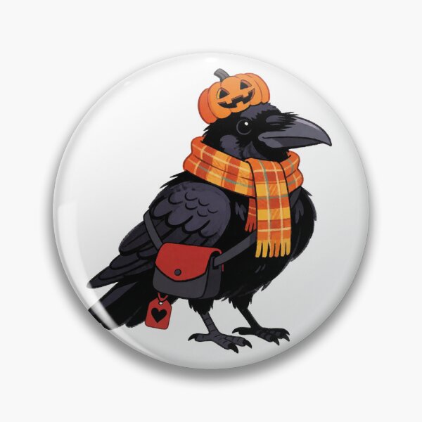 Item preview, Raven Sticker | Gothic Cottagecore Bird designed and sold by AillustriaAK.