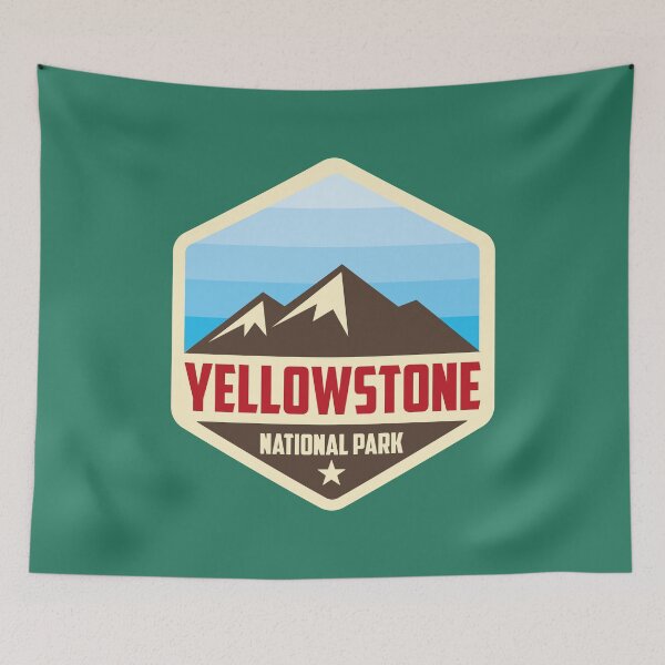 Item preview, Yellowstone National Park Vintage Sunset Adventure Retro Wildlife Design designed and sold by MerlinWear.