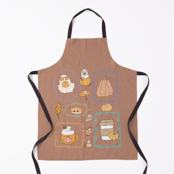 Item preview, Pumpkin Spice Autumn Cottagecore doodle set designed and sold by BritishDelights.