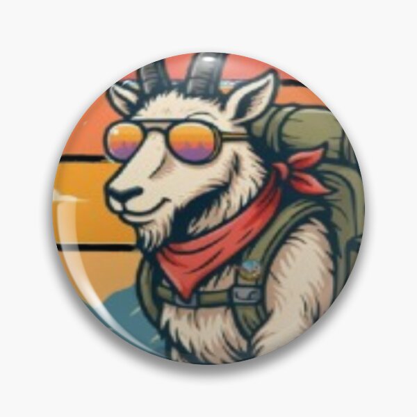 Item preview, Trail Mode On Goat Hiking Illustration designed and sold by DailySparks.