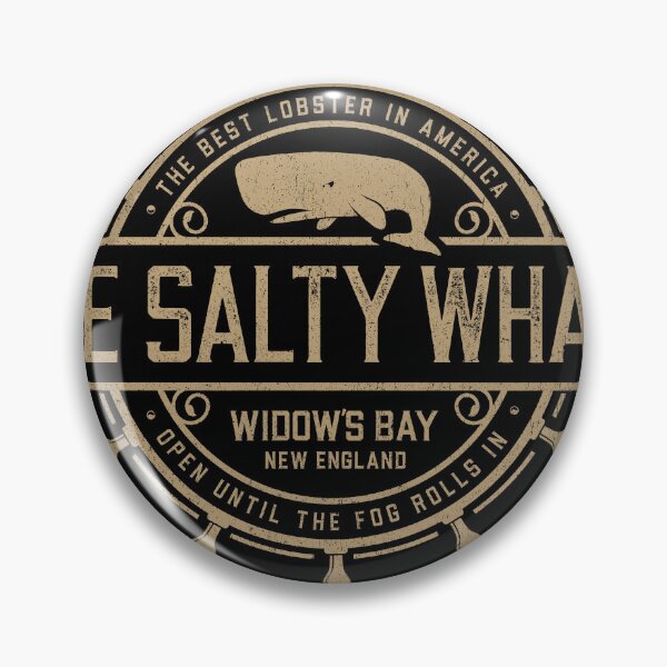 Item preview, The Salty Whale of Widow's Bay Vintage Seafood Restaurant designed and sold by SavannahCampbel.