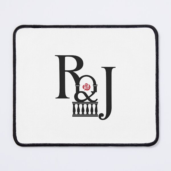 Item preview, Romeo and Juliet R&J Monogram Rose Balcony Art designed and sold by Fenay Designs.