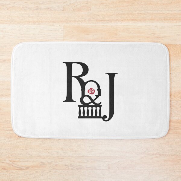 Item preview, Romeo and Juliet R&J Monogram Rose Balcony Art designed and sold by Fenay Designs.