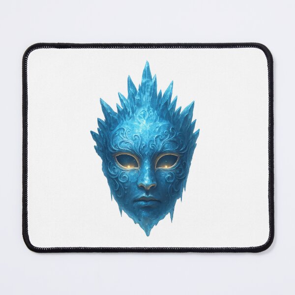 Item preview, Ice Spirit Mask – Fantasy Blue Face Art designed and sold by Yomere.
