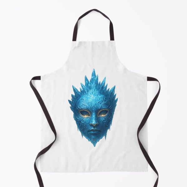 Item preview, Ice Spirit Mask – Fantasy Blue Face Art designed and sold by Yomere.