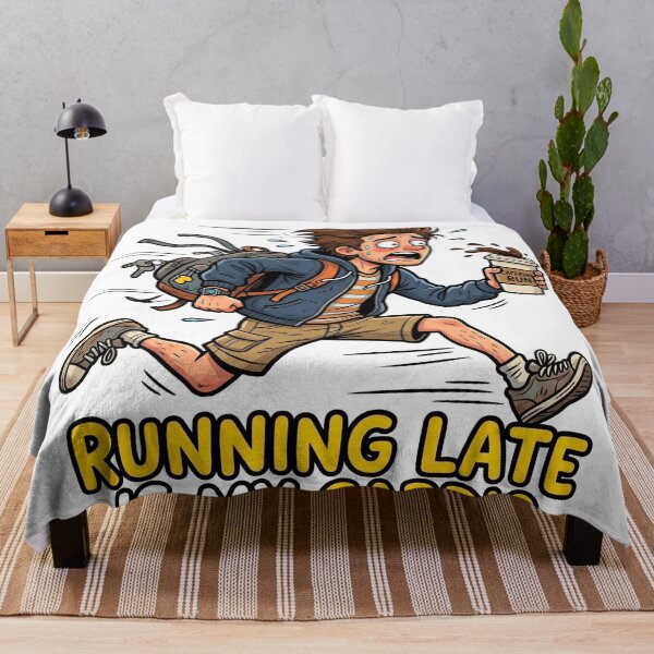 Item preview, Running Late Is My Cardio Funny Coffee Design designed and sold by D3monic.