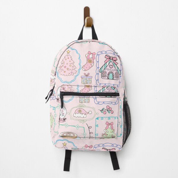Item preview, Pink Christmas Cottagecore doodle Collection designed and sold by BritishDelights.