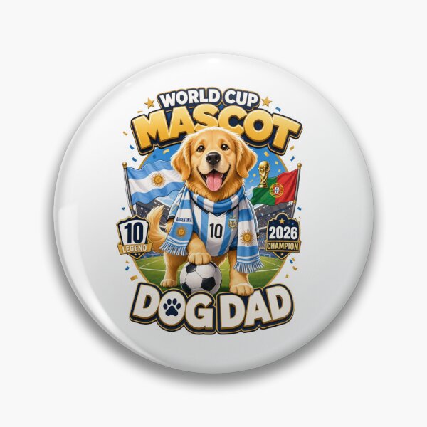 Item preview, World Cup 2026 Mascot Golden Retriever Dog Dad Kawaii T-Shirt designed and sold by Ashley critters.