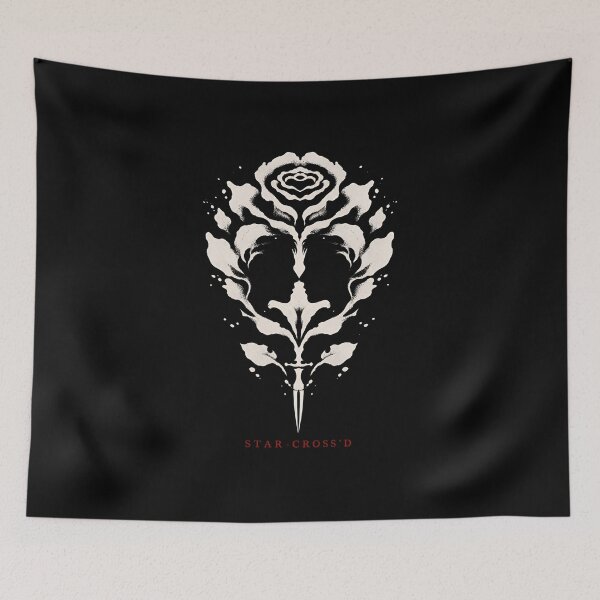 Item preview, Star-Cross'D Lovers Rose Dagger Symmetrical Art designed and sold by Fenay Designs.