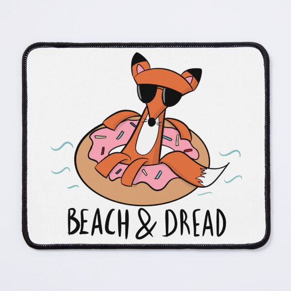 Item preview, Beach & Dread Funny Fox Donut Float Summer designed and sold by DesignFreakArt.