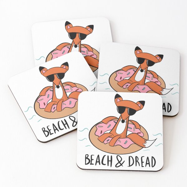 Item preview, Beach & Dread Funny Fox Donut Float Summer designed and sold by DesignFreakArt.