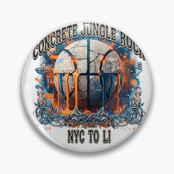 Item preview, Concrete Jungle Rock: NYC Gritty Basketball Art designed and sold by FitEnvy.