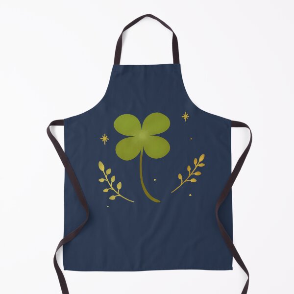 Item preview, Lucky Shamrock Folk Art Illustration designed and sold by Farnwirbel – Art.