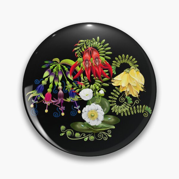 Item preview, Schwizer Buremolerei Neuseeland Wildblueme 1 + KI designed and sold by tasmanianartist.