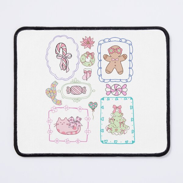 Item preview, Pastel Candy Christmas Kawaii doodle Bundle designed and sold by BritishDelights.