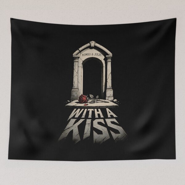 Item preview, Romeo and Juliet Crypt Arch With A Kiss Rose Art designed and sold by Fenay Designs.