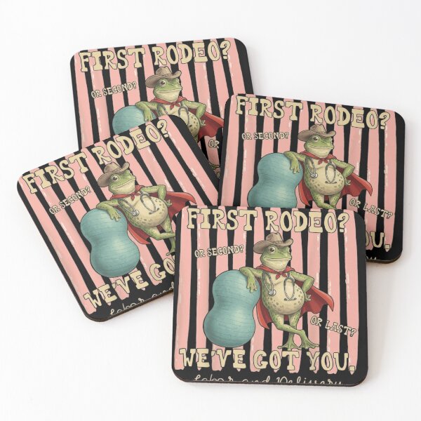Item preview, Funny Labor and Delivery Frog Cowboy Nurse L&D Gift designed and sold by haitrieuic96.