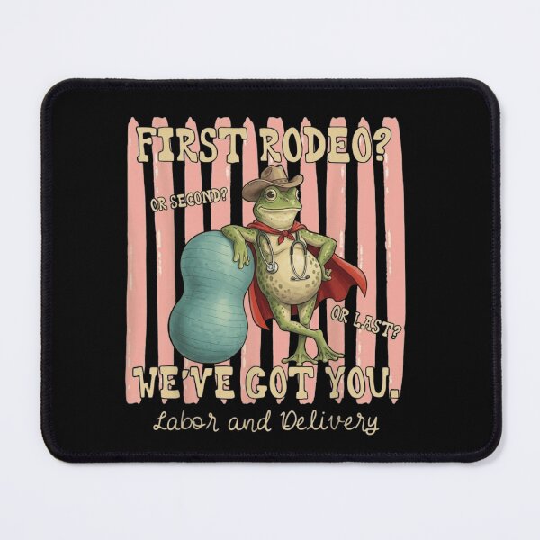 Item preview, Funny Labor and Delivery Frog Cowboy Nurse L&D Gift designed and sold by haitrieuic96.