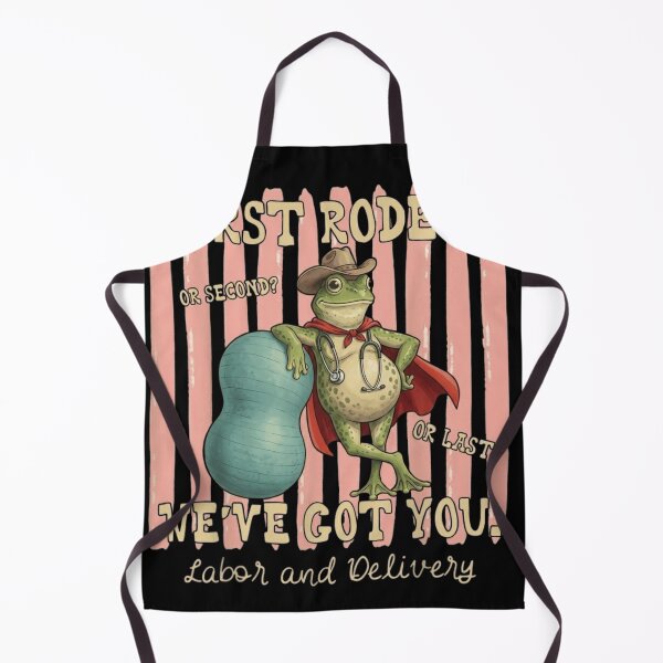 Item preview, Funny Labor and Delivery Frog Cowboy Nurse L&D Gift designed and sold by haitrieuic96.