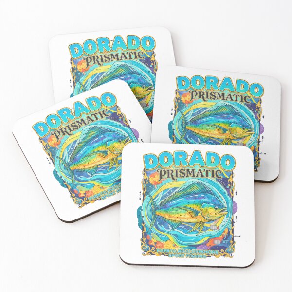 Item preview, Dorado Prismatic Abstract Mahi Mahi Puerto Rico Sport Fishing designed and sold by FitEnvy.