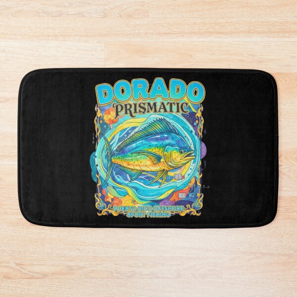 Item preview, Dorado Prismatic Abstract Mahi Mahi Puerto Rico Sport Fishing designed and sold by FitEnvy.