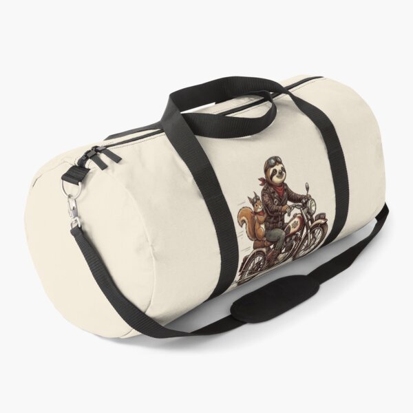 Item preview, Vintage Speed Sloth & Squirrel – Retro Biker Animals designed and sold by Dogandesighn.