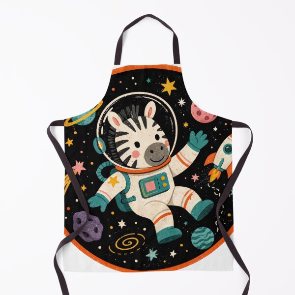 Item preview, Wall Art - Postcard - #3 - Astronaut Zebra: Cosmic Safari designed and sold by ForeverPrintsOK.