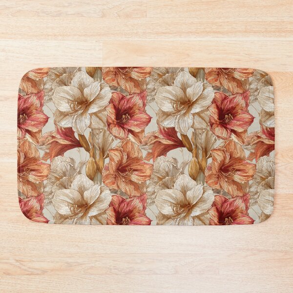 Item preview, Bold Amaryllis Flower - Tropical Flower Pattern   - Anniversary Gifts For Dad designed and sold by RoyalStarsPatts.