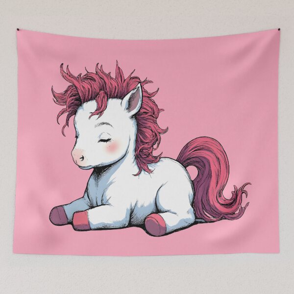 Item preview, Cute little pony is sleeping peacefully. designed and sold by Segasprojects.